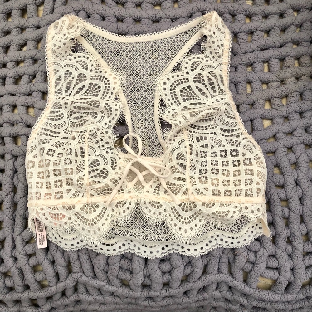 Victoria Secret Dream Angels Scalloped Lace Bralette, NWT - Picture 6 of 14